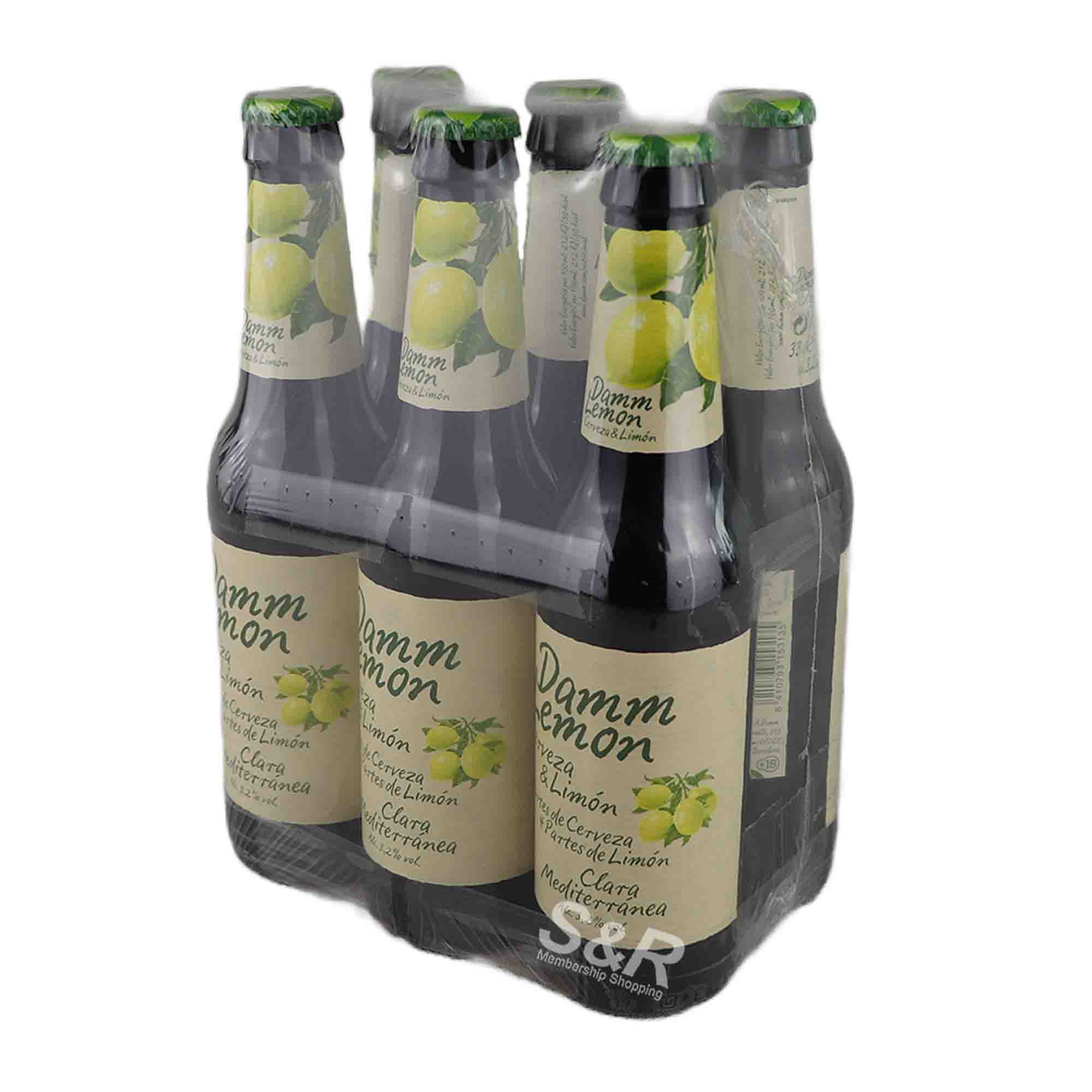 Damm Lemon Beer (330mL x 6pcs) Damm Lemon Beer (330mL x 6pcs)
